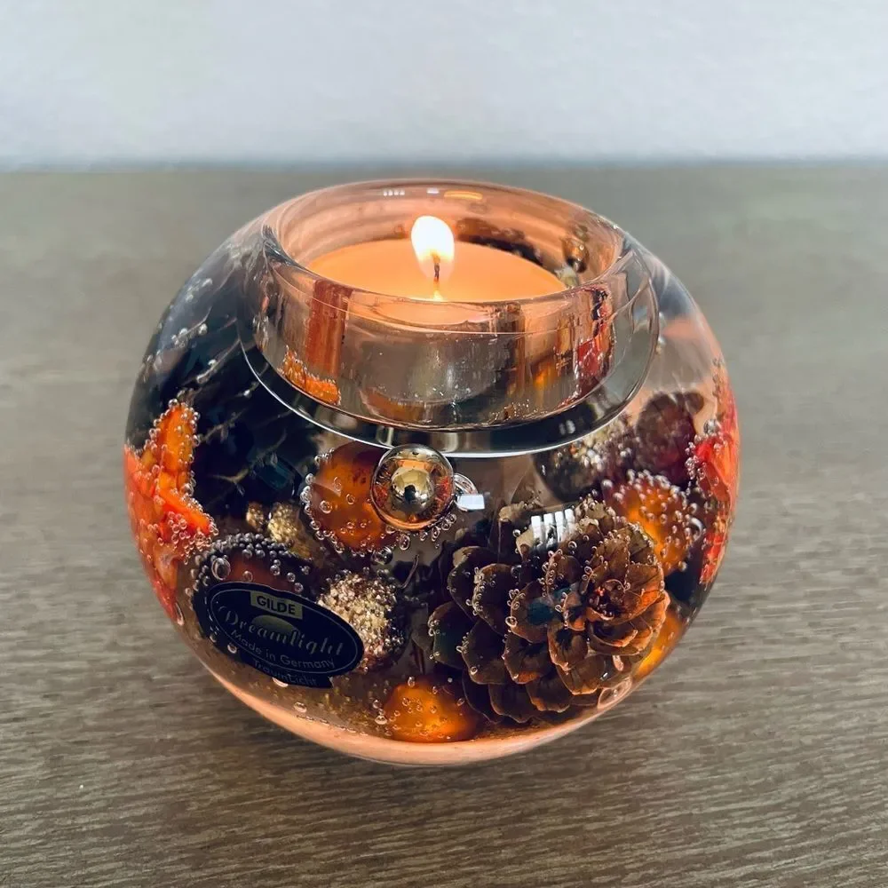 Traumlicht Germany Dreamlight Fall Floral Candle Holder